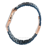 Alexandre Christie AC 8689 LH Blue Rosegold Stainless Steel